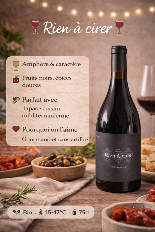 Anne de Joyeuse - Rien à Cirer “Syrah” 2024