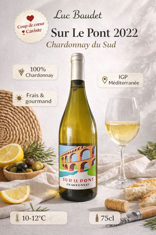 Luc Baudet - "Sur le pont" Chardonnay 2022
